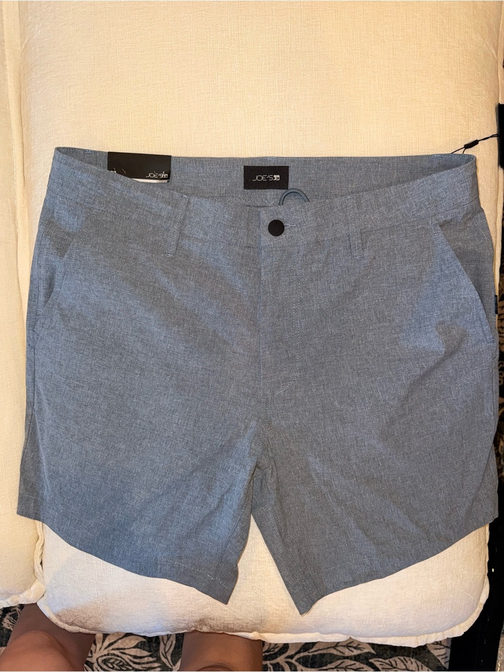 Joe's Jeans Men's Light Blue Flat-Front Shorts